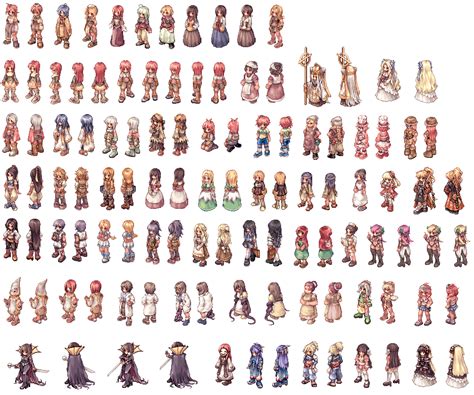 RagnarokOnline Job Class & NPC Sprite List » NPC .